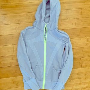 Ivivva scuba hoodie- pale purple